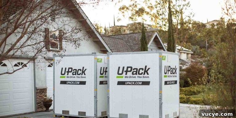 How to Move Out of State: Complete Guide to Relocating Interstate 7 Two of the Upacks in a driveway
