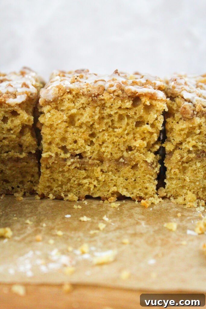 Brown Butter Coffee Cake Recipe with Crispy Crumb Topping 5 Glazed coffee cake