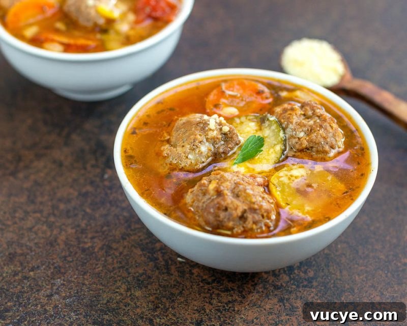 Keto Meatball Minestrone Soup Recipe — Low-Carb Comfort Bowl 7 Keto Meatball Minestrone Soup