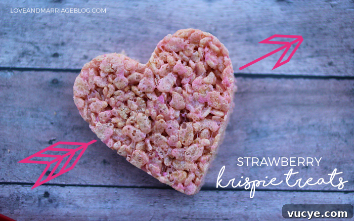 Strawberry Rice Krispie Treat