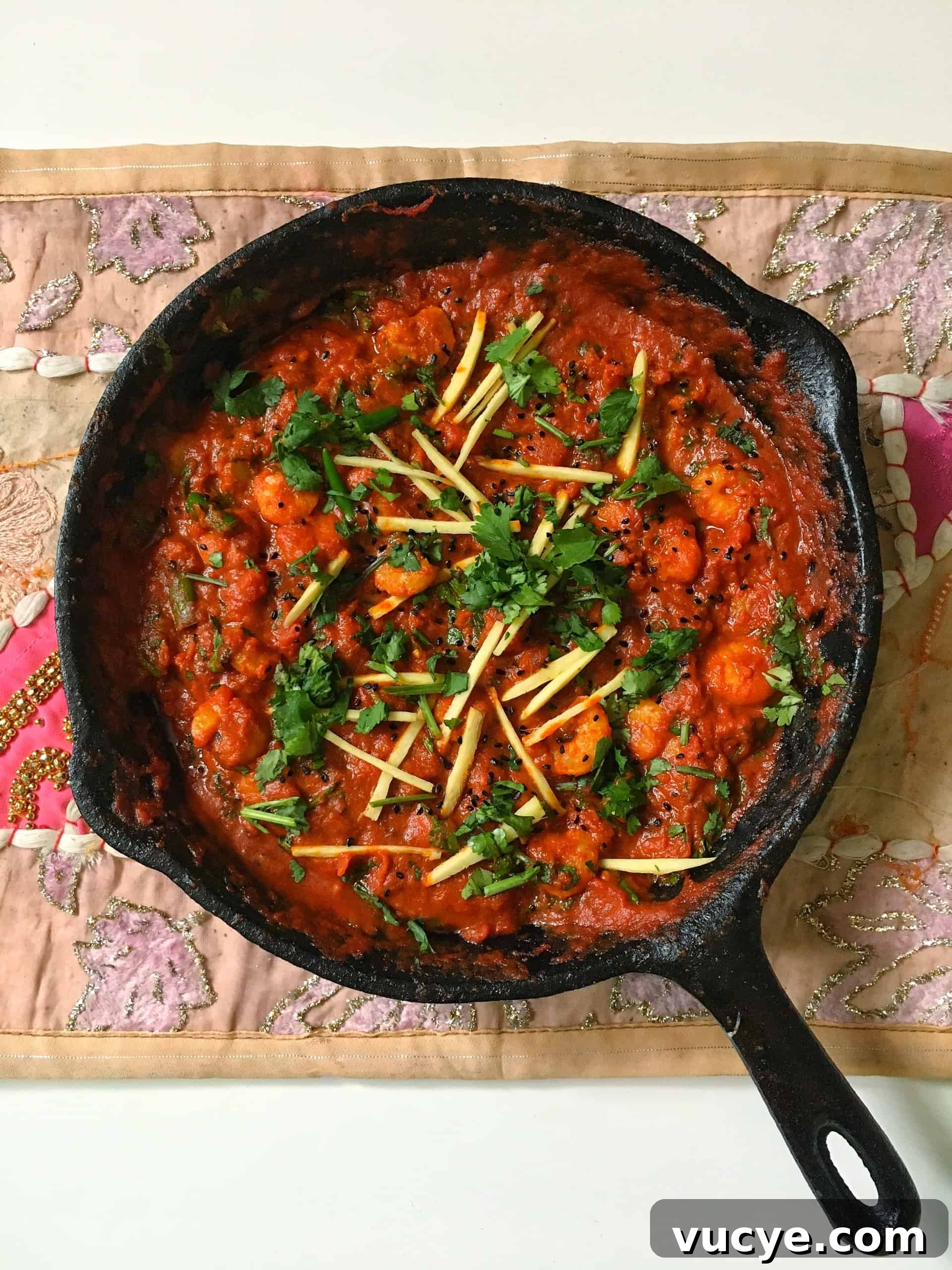 Spicy Prawn Karahi Recipe — Authentic Pakistani Shrimp Curry 2 How To Make Prawn Karahi Masala - A Pakistani & Indian Tomato Based Curry Recipe