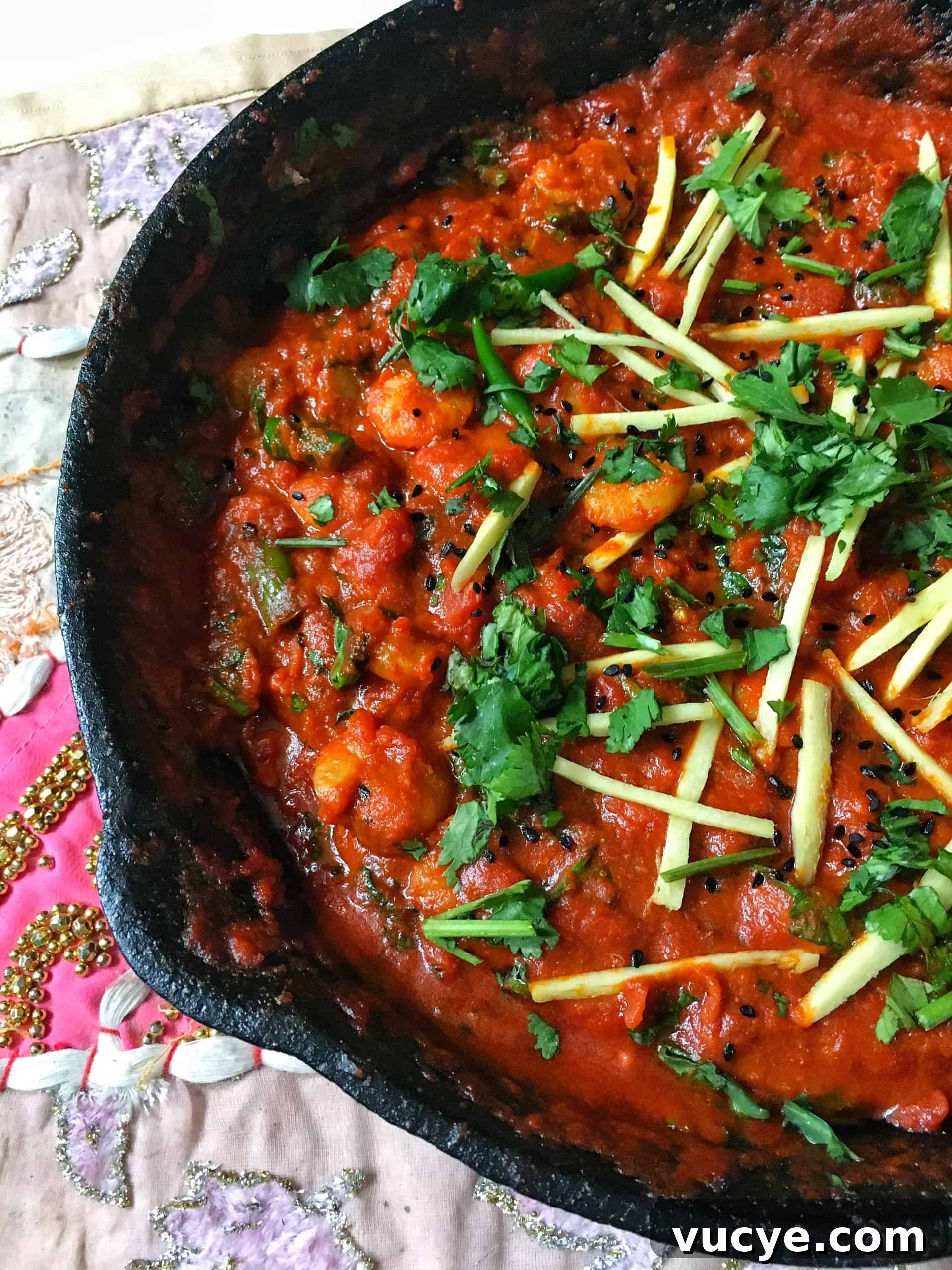 Spicy Prawn Karahi Recipe — Authentic Pakistani Shrimp Curry 4 How To Make Prawn Karahi Masala - A Pakistani & Indian Tomato Based Curry Recipe