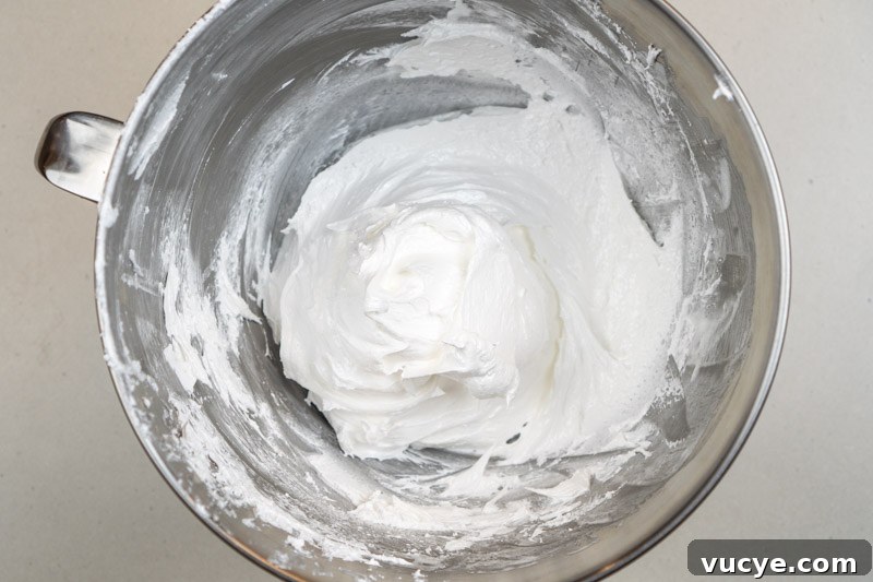 Finished meringue