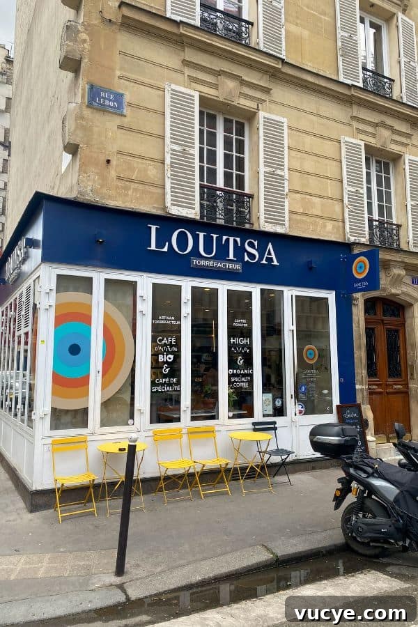 Ternes-Wagram-Pereire Neighborhood Guide: What to See, Eat & Do 3 Cafe Loutsa in the Ternes Wagram Pereire neighborhood in Paris France
