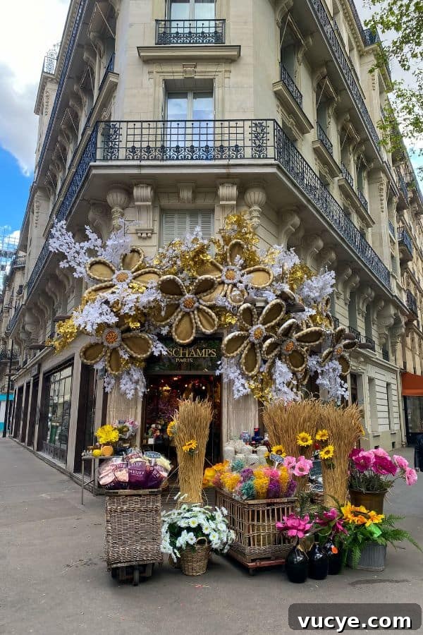 Ternes-Wagram-Pereire Neighborhood Guide: What to See, Eat & Do 4 Deschamps Fleuriste in the Ternes Wagram Pereire neighborhood in Paris France