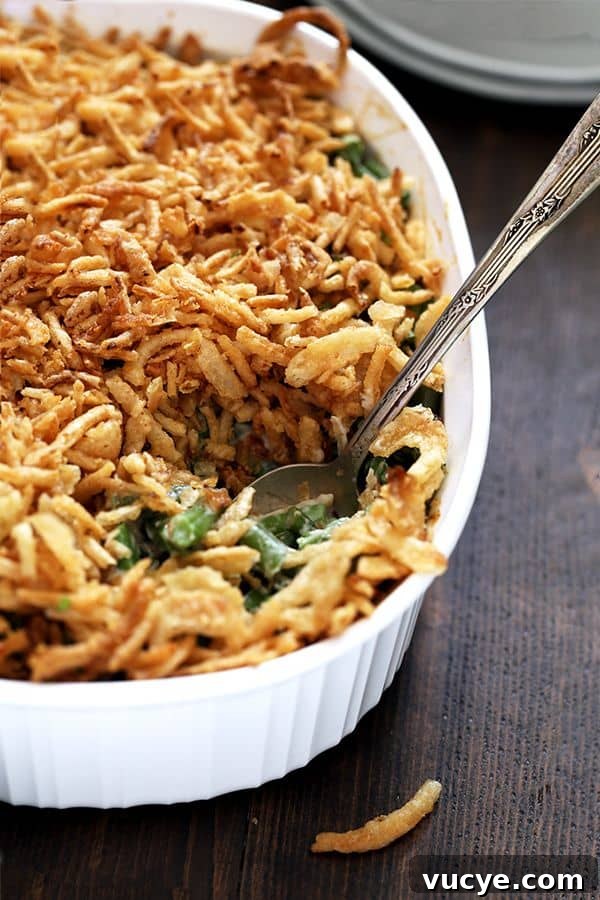 12 Irresistible Thanksgiving Side Dishes Your Guests Will Love 3 Twice The Onion Green Bean Casserole | Melanie Makes