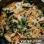 Lemon Zucchini Pasta | Well and Full | #vegetarian #summer #recipe