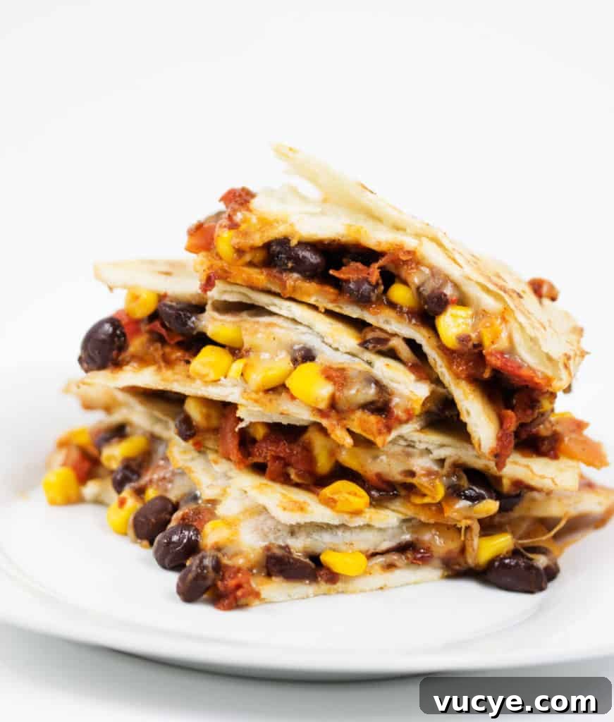 Chipotle Corn & Black Bean Quesadillas Recipe for Flavorful Weeknight Meals 6 Chipotle Corn and Black Bean Quesadillas