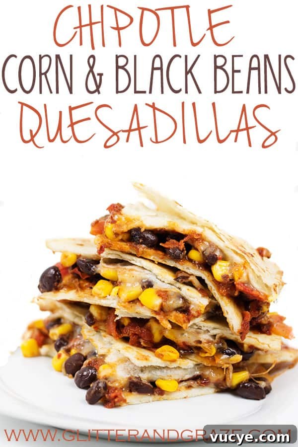 Chipotle Corn & Black Bean Quesadillas Recipe for Flavorful Weeknight Meals 8 Chipotle Corn and Black Bean Quesadillas