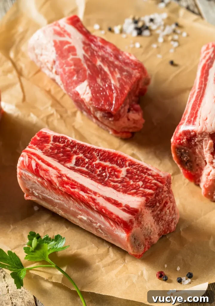 Smoked Beef Short Ribs Recipe: Tender, Flavor-Packed Smoking Guide 3 raw short rib