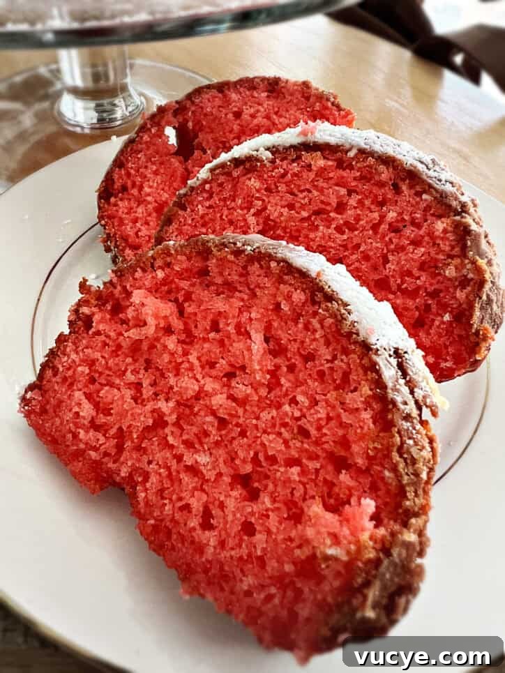 Blackberry Wine Cake Recipe: Moist Berry Bundt with Red Wine Glaze 2 3 slices of blackberry wine cake