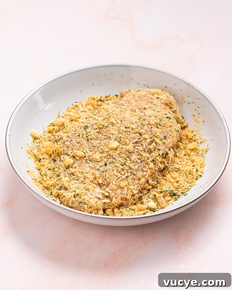 Keto Air Fryer Chicken Parmesan-4-prep