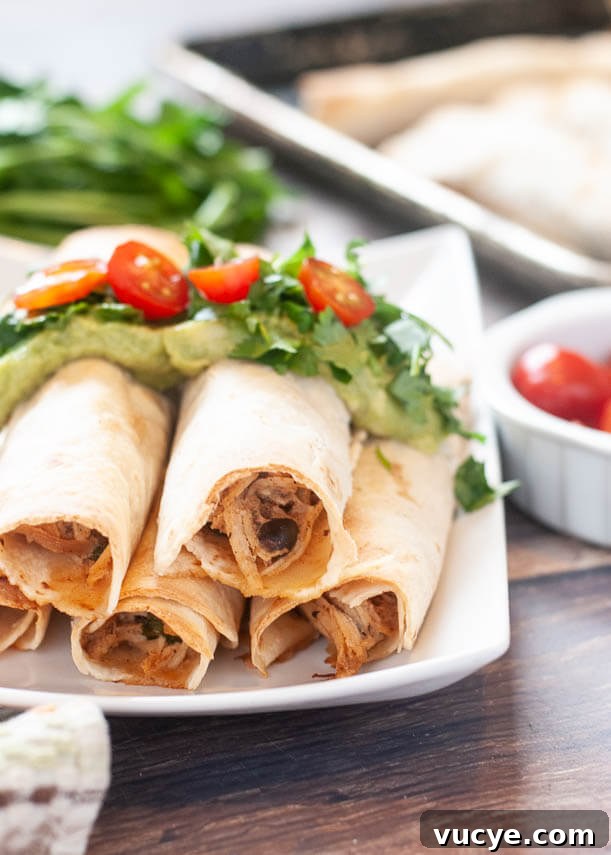 baked-chicken-taquitos