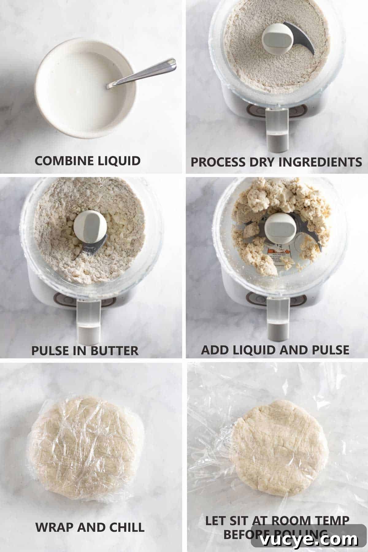 Classic Gluten-Free Apple Pie Recipe for Perfect Autumn Baking 4 step by step photos showing how to make gluten-free pie crust