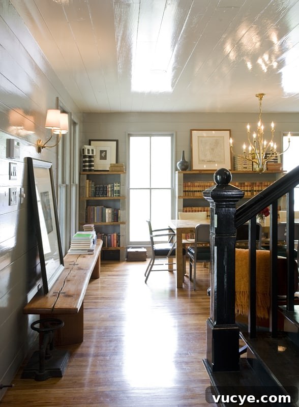 9 Clever Ways Rooms Make Low Ceilings Feel Taller 6 Stylish compact kitchen