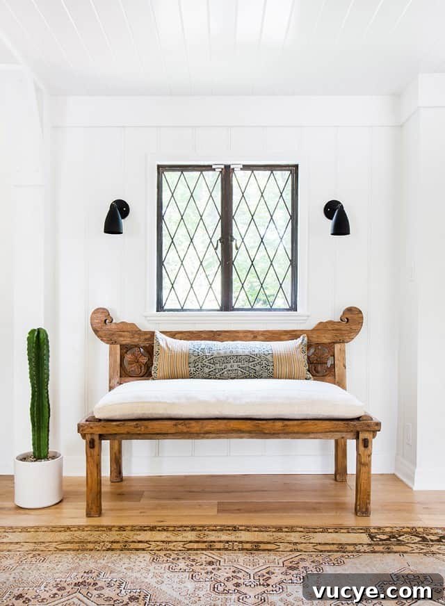 9 Clever Ways Rooms Make Low Ceilings Feel Taller 9 Neutral kitchen palette