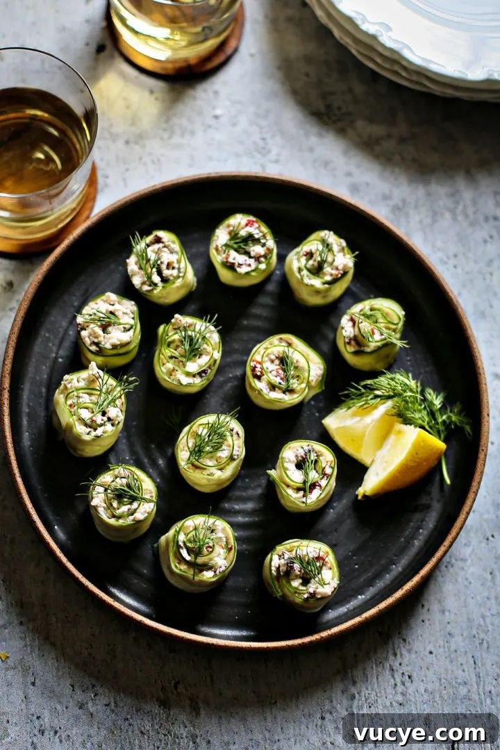cucumber roll ups