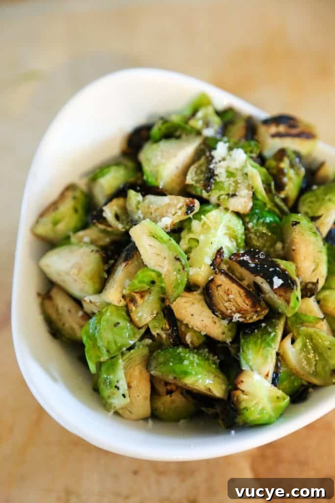 garlic butter brussel sprouts