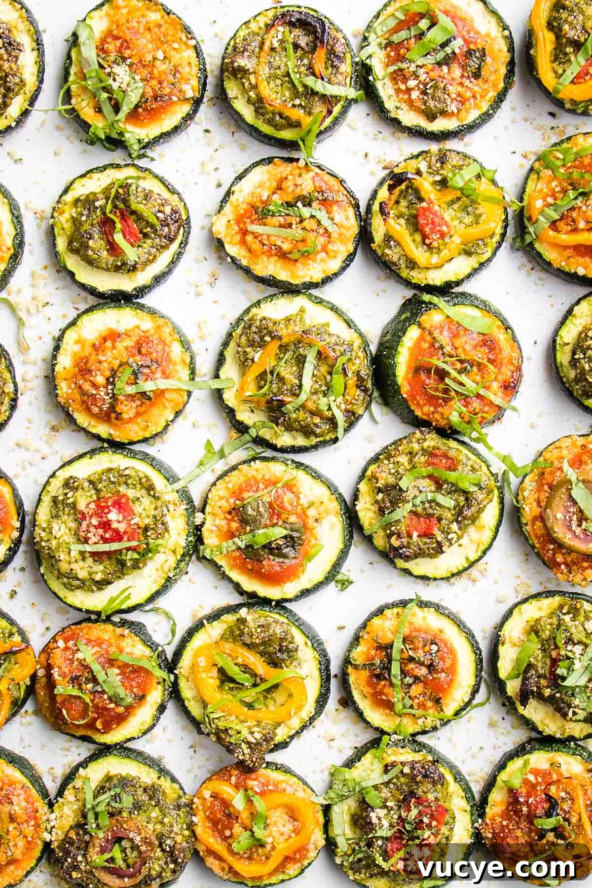 zucchini pizza bites