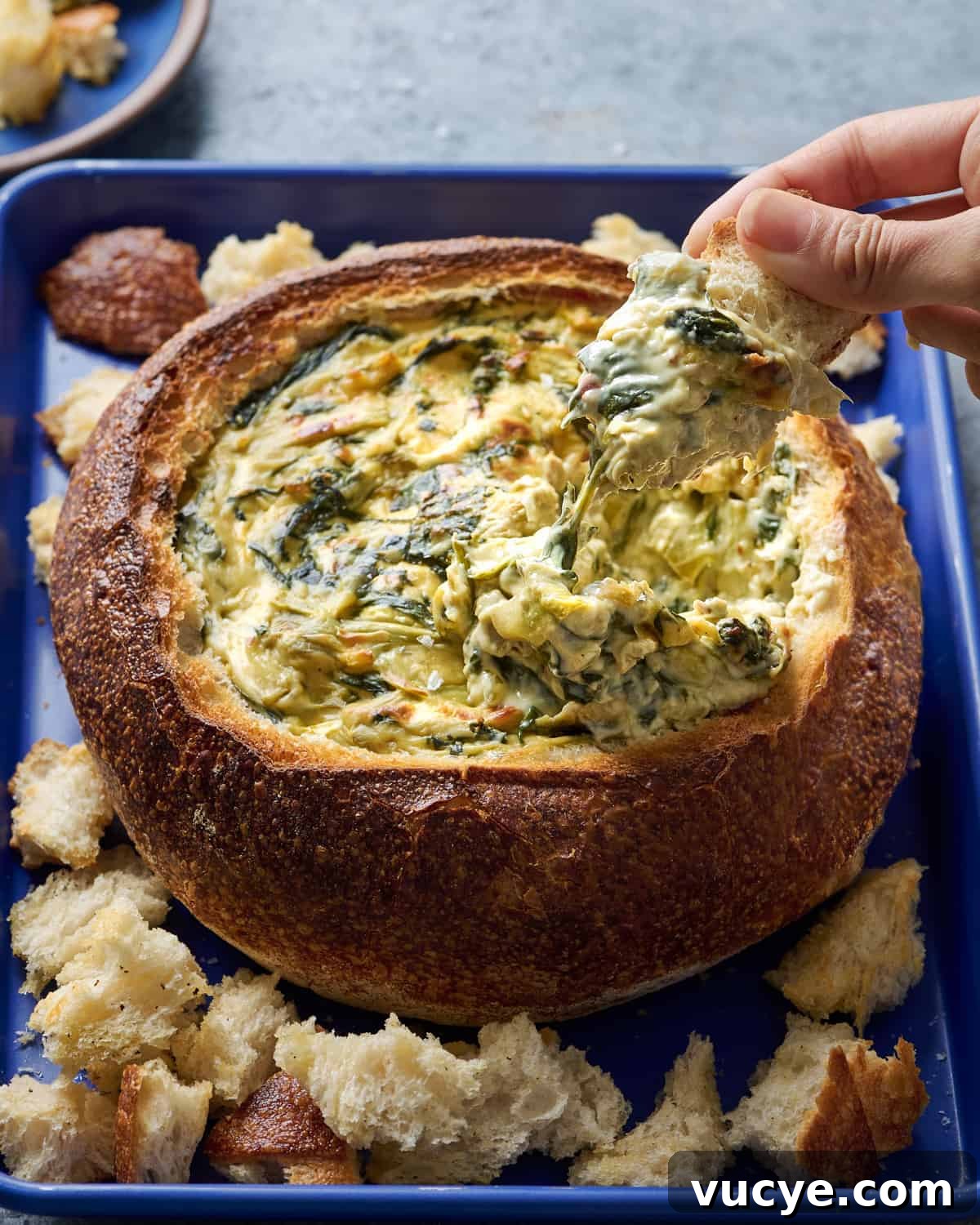vegan spinach artichoke dip
