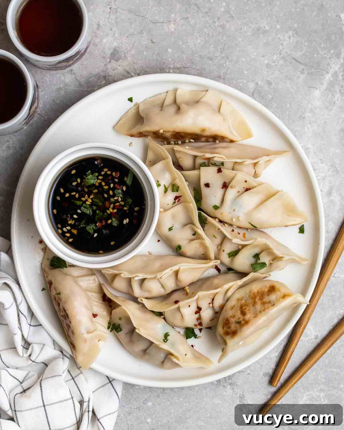 chinese tofu dumplings