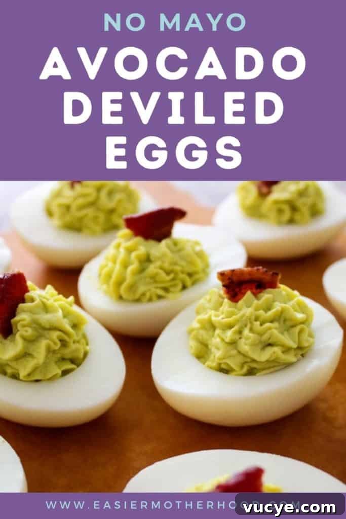 avocado devilled eggs