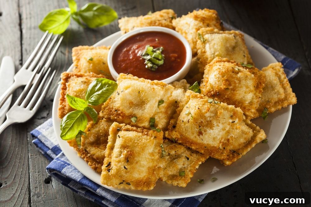 fried ravioli