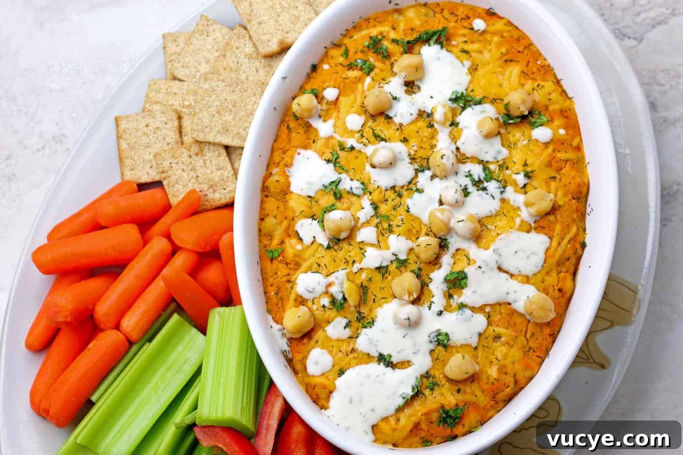 buffalo chickpea dip