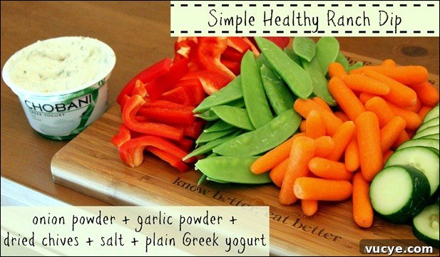 healthy ranch dip healthy ranch dip