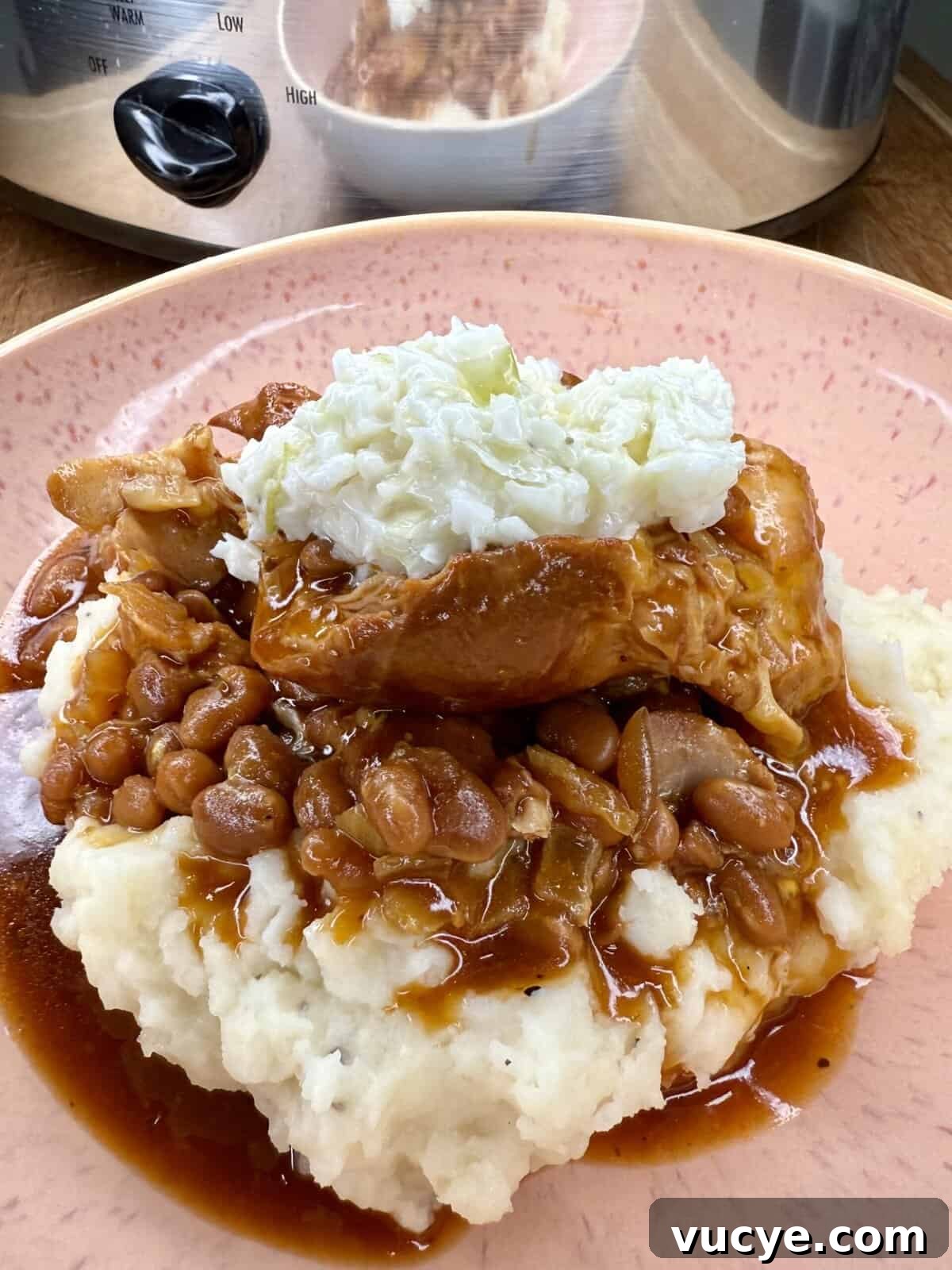 Sticky BBQ Chicken with Maple Baked Beans 12 img 25667 11