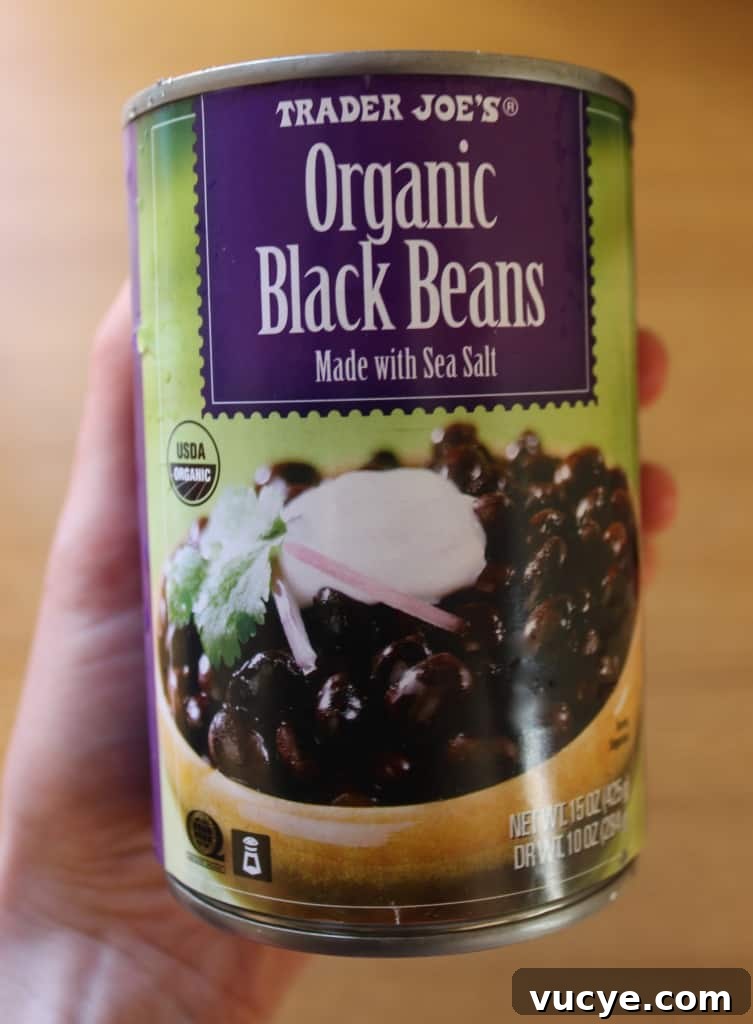 Trader joe's organic black beans