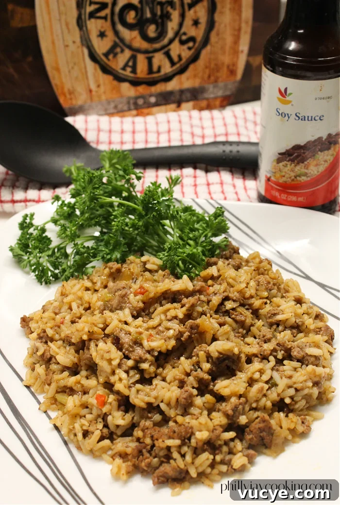 Savory Dirty Rice with Ground Beef and Sweet Italian Sausage 3 Dirty Rice Recipe