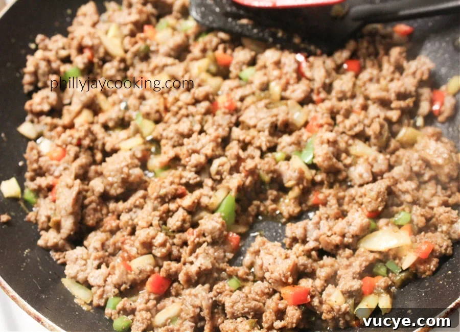 Savory Dirty Rice with Ground Beef and Sweet Italian Sausage 4 Dirty rice