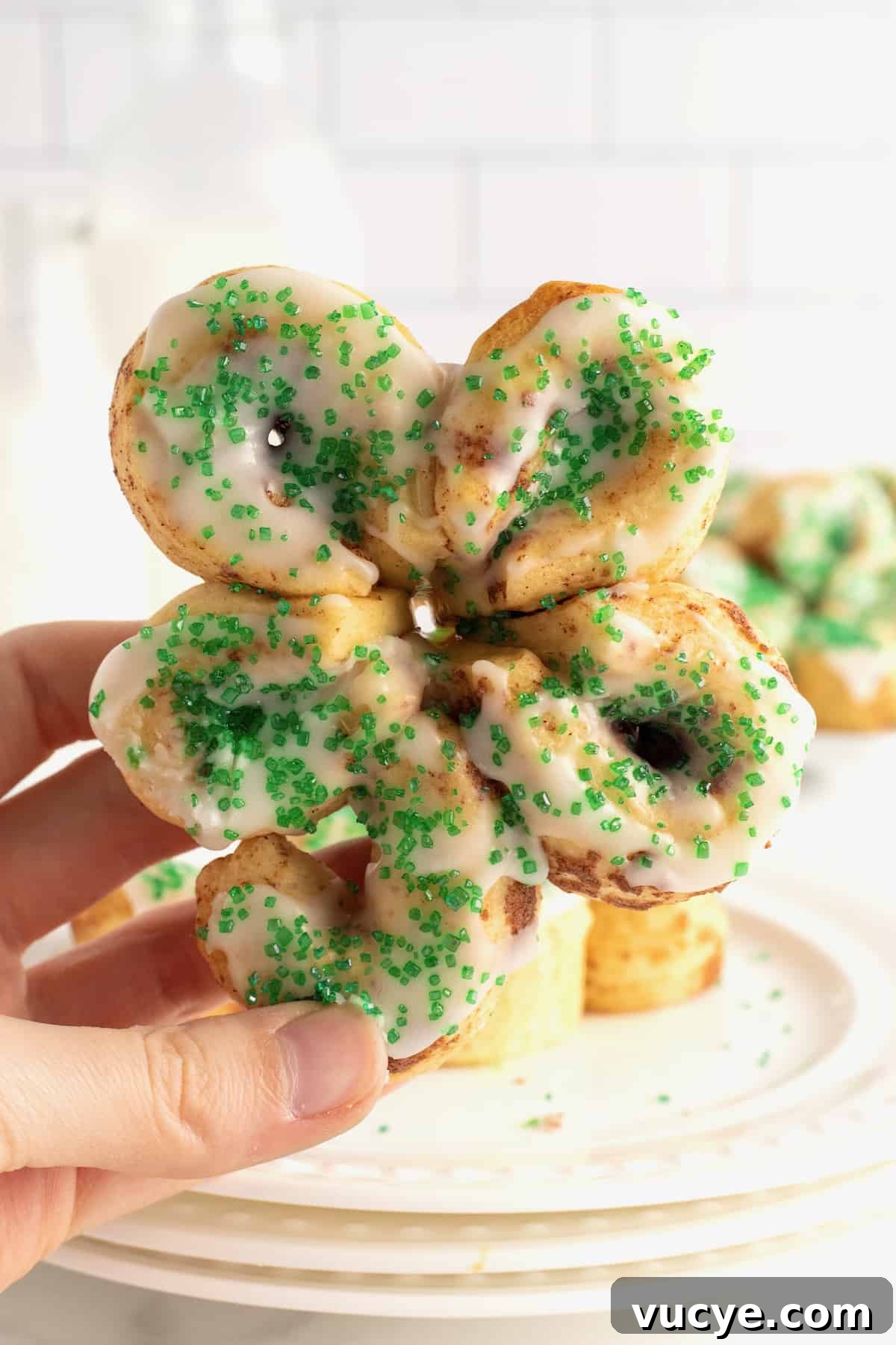 St. Patrick's Day Cinnamon Rolls with Irish Cream Glaze 11 St. Patrick's Day Cinnamon Rolls by The BakerMama