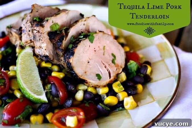 Tequila Lime Pork Tenderloin #pinkpork