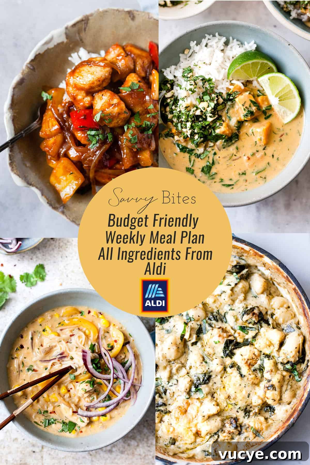 7-Day Budget Meal Plan for April 13–19: Affordable Weekly Menu 2 Aldi meal plan