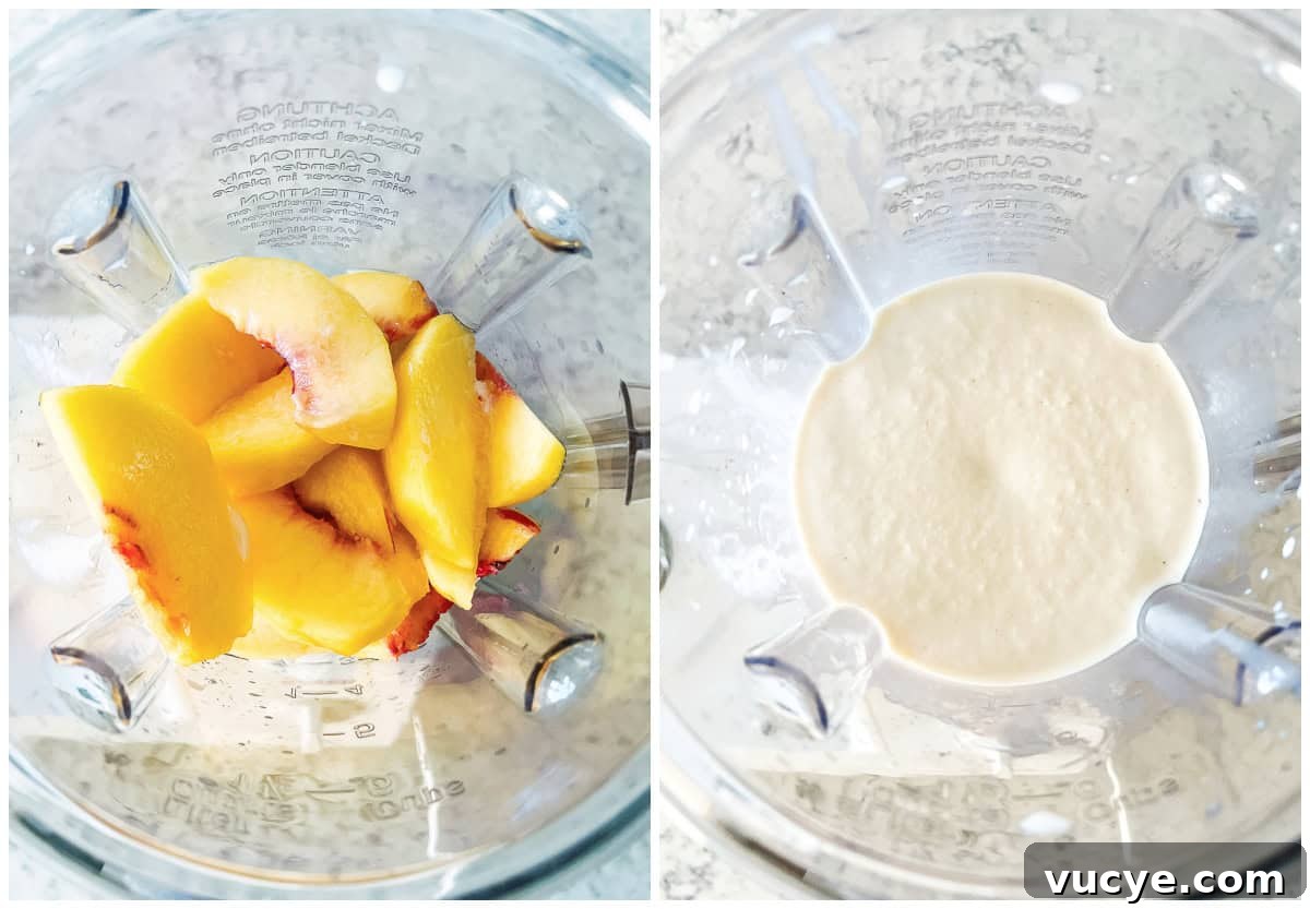 Homemade Peach Milkshake Recipe: Creamy Fresh Peach Shake 3 img 284 2
