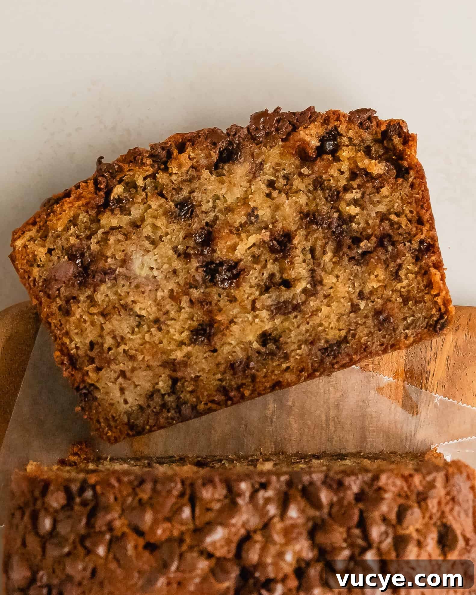 Moist Chocolate Chip Banana Bread Recipe 4 Chocolate chip banana bread is a the best rich, tender and incredibly moist banana bread filled with sweet chocolate chips in every bite. This chocolate chip banana bread recipe is quick, easy to make and will become your new go to recipe.