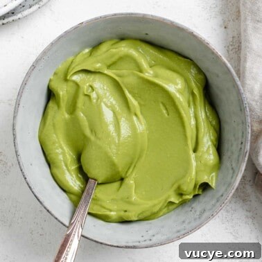 completed Easy Avocado Spread in a bowl against a light background