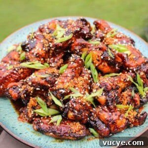 Honey Gochujang BBQ Wings