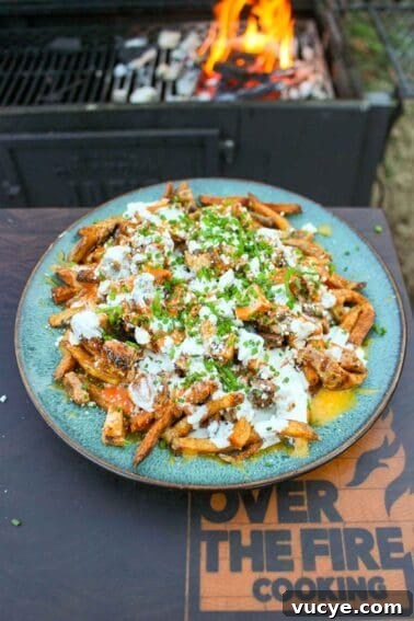 Grilled Buffalo Chicken Fries are easy to make for game day!