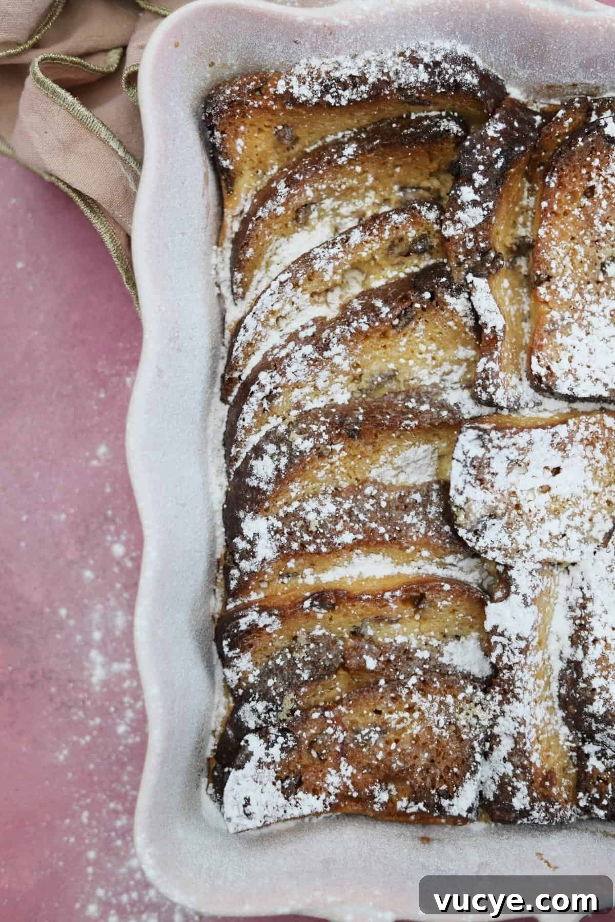 Panettone Bread and Butter Pudding Recipe — Festive Dessert Guide 3 A gluten free panettone bread and butter pudding.