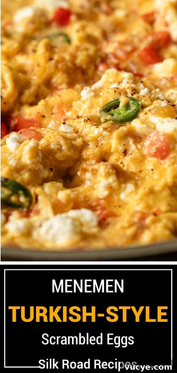 titled image (and shown): menemen turkish-style scrambled eggs