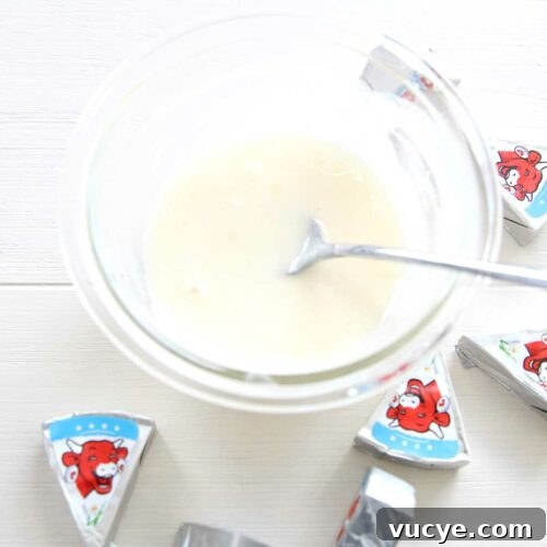 icing - laughing cow cream cheese glaze