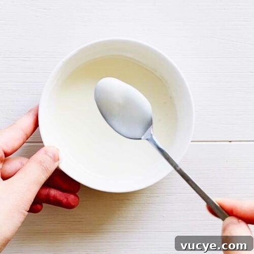 Simple 2-Ingredient Greek Yogurt Glaze