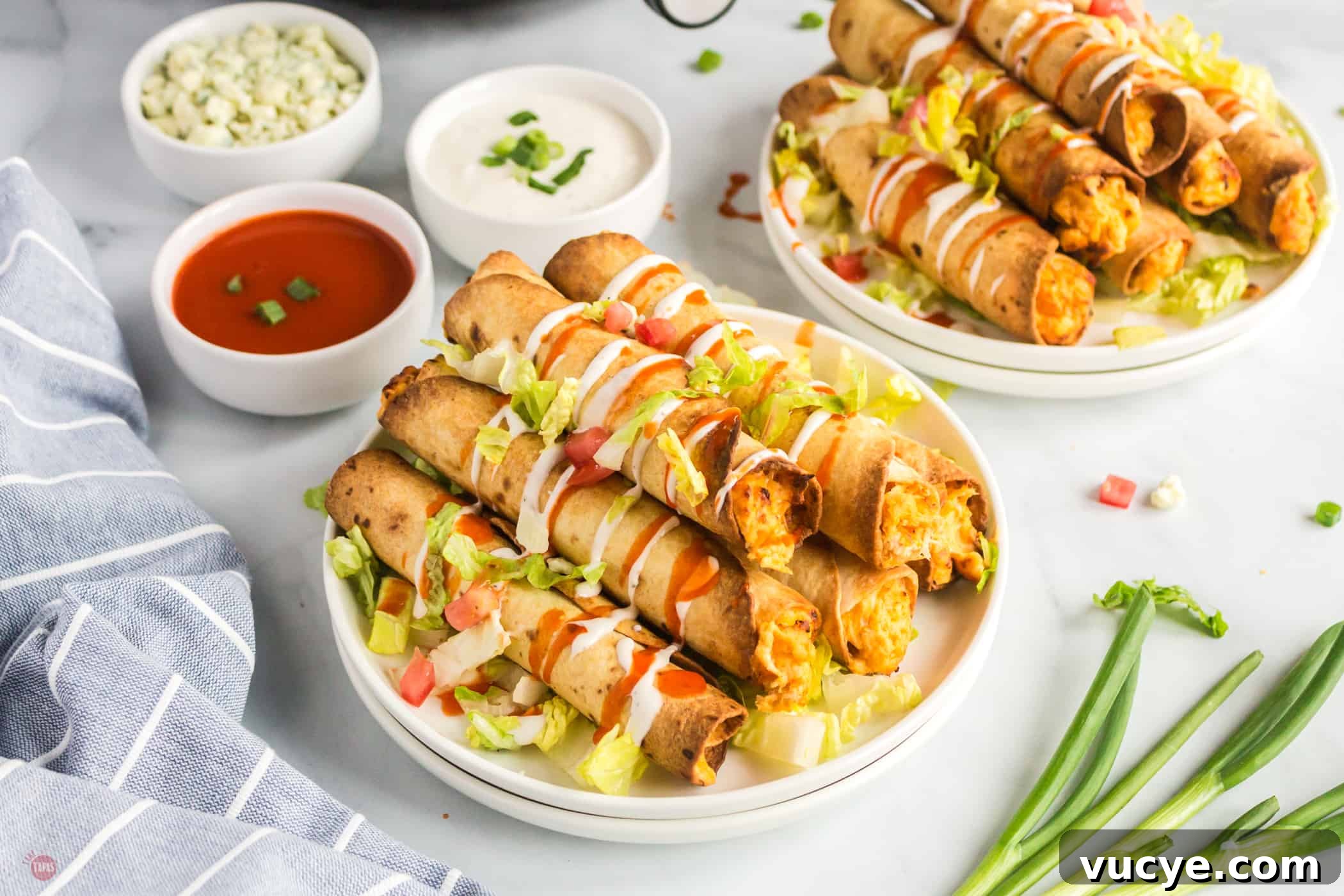 plate of buffalo chicken