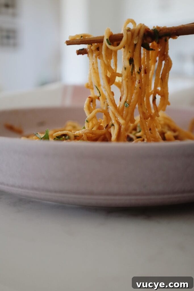 Ingredients for Chili Garlic Noodles
