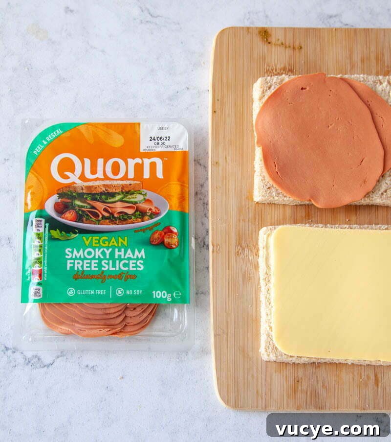 Ham and cheese assembly