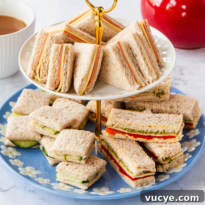 Vegan Quorn Tea Sandwiches