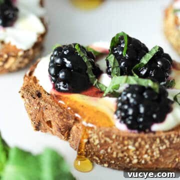 Whipped Goat Cheese and Blackberry Crostini Recipe 14 Goat cheese blackberry crostini.